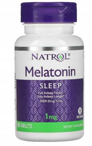 Natrol - MELATONIN 1mg - MELATONINA - 90 tabletek