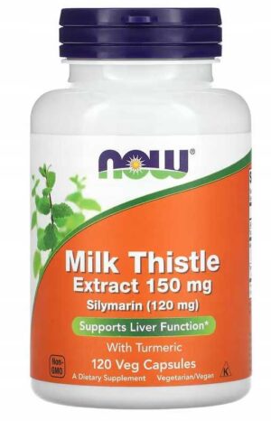 NOW Foods Milk Thistle Extract with Turmeric 120k