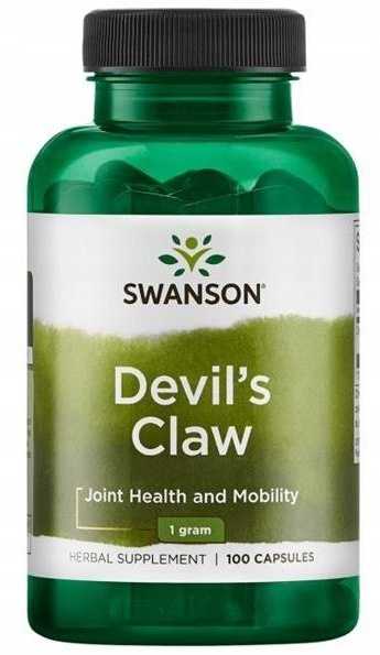 CZARCI PAZUR 100 kaps DEVIL'S CLAW Diabelski Szpon
