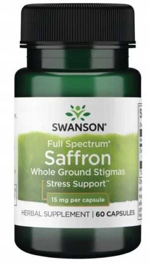SWANSON SAFFRON - 60 kapsułek - SZAFRAN