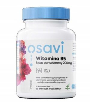 Witamina B5 - Kwas Pantotenowy - 200 mg - 90 kaps