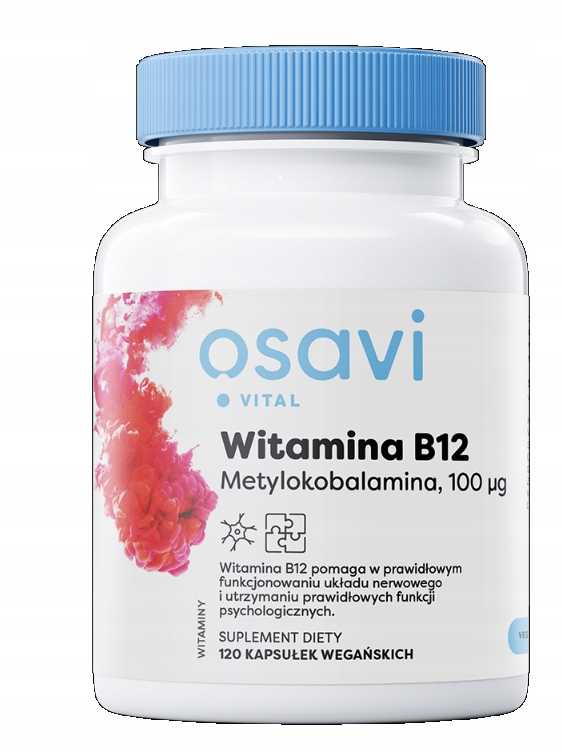 Witamina B12 Metylokobalamina - 100mcg - 120 kaps