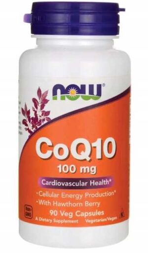 CoQ10 100mg Hawthorn Berry 90k KOENZYM Q10 + GŁÓG