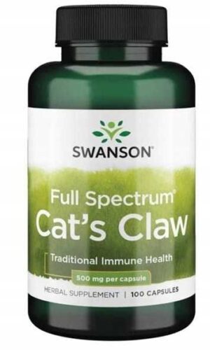 Swanson, CAT'S CLAW 250 KAPSUŁEK - KOCI PAZUR