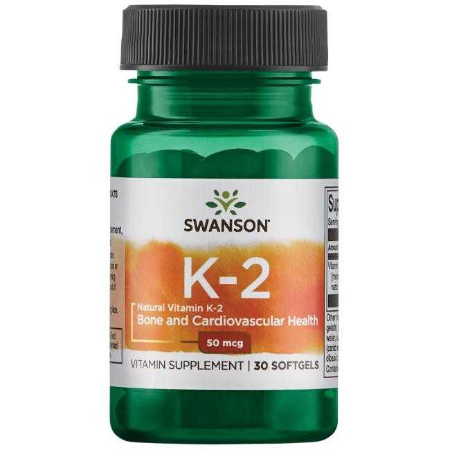 NATURALNA WITAMINA K-2 MK-7 50 mcg 30 kaps SWANSON