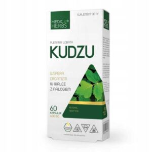KUDZU 60 Kapsułek MEDICA HERBS NAŁOGI