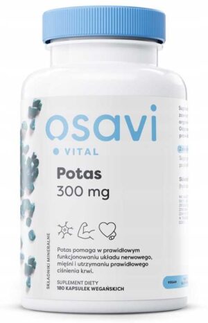 POTAS - 300mg - 180 vegan kaps - CYTRYNIAN POTASU