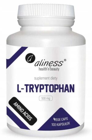 L-Tryptophan 500 mg 100 kapsułek L-tryptofan