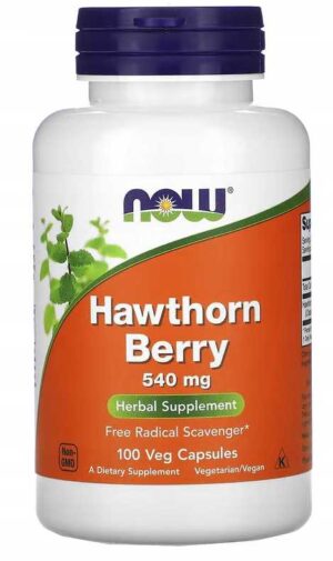 NOW FOODS HAWTHORN BERRY 100 kapsułek GŁÓG