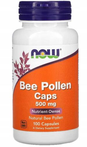 BEE POLLEN - Pyłek Pszczeli 500 mg - 100 kapsułek