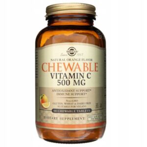 Solgar Witamina C 500 mg do ssania Pomarańcza 90t