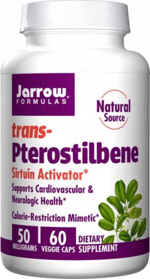 Jarrow Formulas TRANS - PTEROSTILBENY 50 mg 60kaps