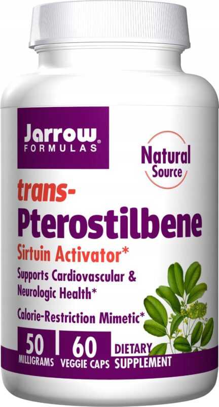 Jarrow Formulas TRANS - PTEROSTILBENY 50 mg 60kaps