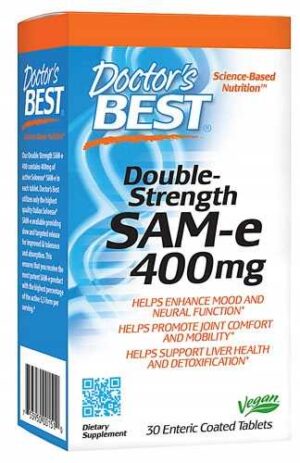 SAM-e 400 mg 30 tabletek S-Adenozylometionina SAMe