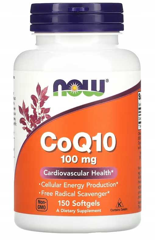 NOW Foods - KOENZYM Q10 100 mg 150 kapsułek Q-10