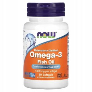 Now Foods OMEGA-3 180 EPA 120 DHA - 30 kapsułek