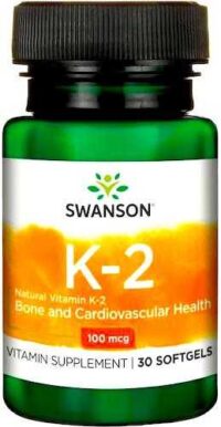 NATURALNA WITAMINA K-2 MK-7 100mcg 30 kaps SWANSON
