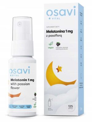 MELATONINA z Passiflorą Spray Czarna porzeczka 25m