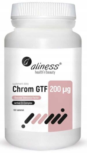 Aliness, CHROM GTF 200 µg x 100 tabletek vege