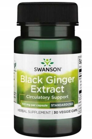 BLACK GINGER EXTRACT 30 kapsułek CZARNY IMBIR