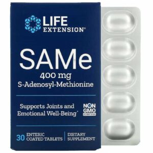 SAM-e 400 mg 30 tab S-Adenozylo-Metionina SAMe