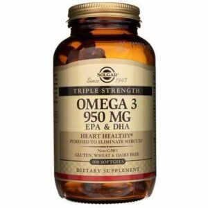 Solgar, Triple Strength Omega-3 950 mg - 100 kaps