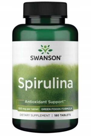 Swanson - SPIRULINA 500 mg - 180 tabletek