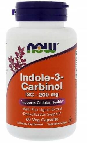 NOW FOODS, INDOLE-3-CARBINOL 200mg 60kaps IC3