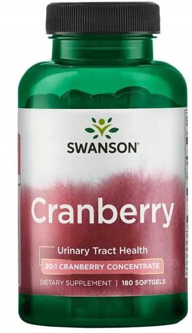 CRANBERRY 180 kapsułek - ŻURAWINA - SWANSON
