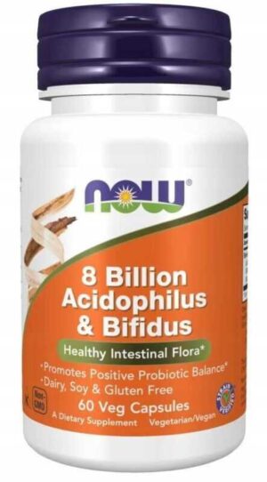8 Billion Acidophilus & Bifidus 60 kaps PROBIOTYK