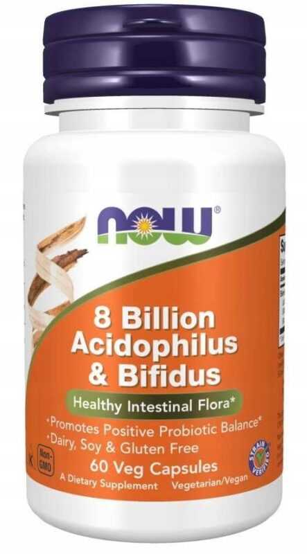 8 Billion Acidophilus & Bifidus 60 kaps PROBIOTYK