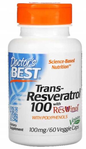 Doctor's Best - TRANS RESVERATROL - 100 mg 60 kaps