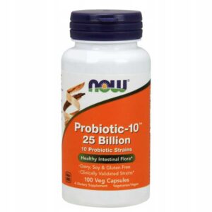 Now Foods PROBIOTIC 10 - 25 mld PROBIOTYK 100 kap