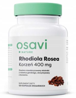 Rhodiola Rosea 400mg - 120 kaps - RÓŻENIEC GÓRSKI