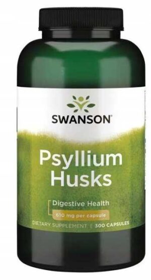 ŁUSKA BABKI PŁESZNIK 610mg 300 kaps Psyllium Husk