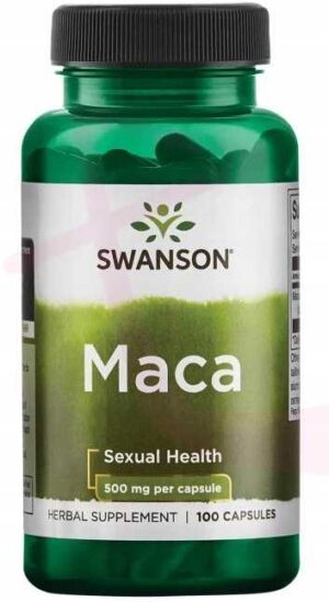 Swanson, MACA 500 mg 100 kapsułek MAKA
