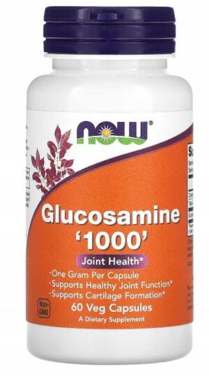 Now Foods - GLUKOZAMINA HCl - 1000 mg - 60 kaps