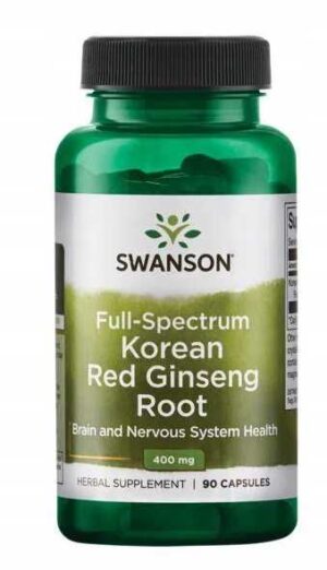 SWANSON KOREAN GINSENG 90 kaps ŻEŃ-SZEŃ KOREAŃSKI
