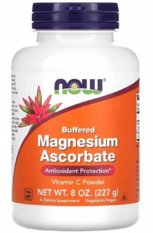 NOW FOODS, BUFOROWANY ASKORBINIAN MAGNEZU 227 gram