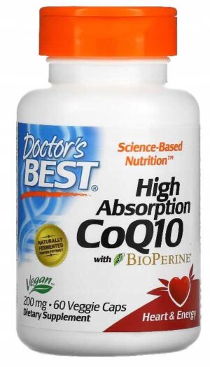 Doctor's Best - KOENZYM Q10 - 200 mg 60 kaps Q-10