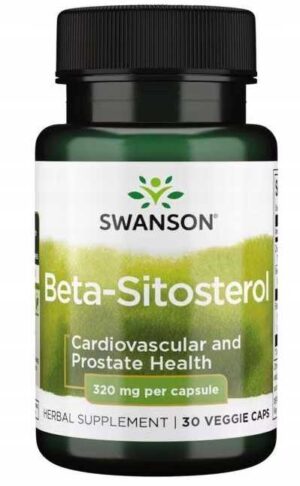 Swanson BETA-SITOSTEROL 320 mg 30 kaps FITOSTEROLE