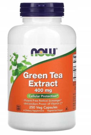 NOW Foods GREEN TEA EXTRACT 250kap ZIELONA HERBATA