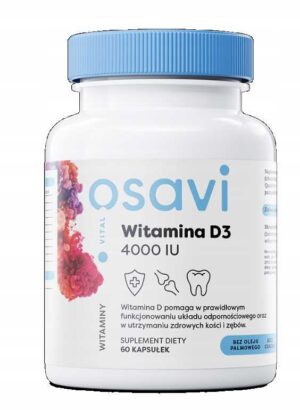 WITMINA D3 4000IU - 60 softgels - Z LANOLINY