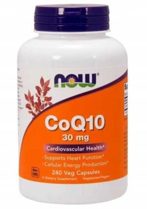 Now Foods KOENZYM Q10 Q-10 30 mg 240 kap UBICHINON