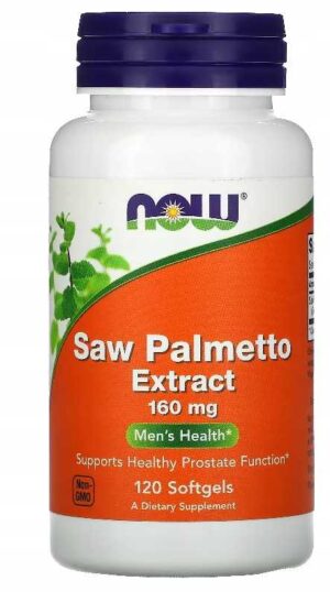 NOW Foods SAW PALMETTO EKSTRAKT 120 PALMA SABAŁOWA