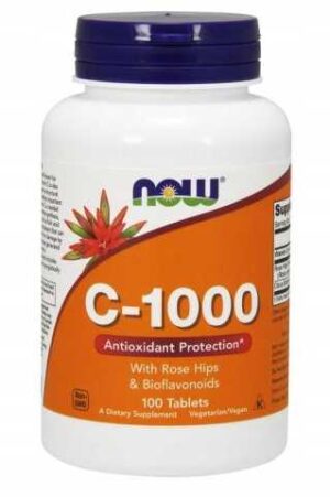 WITAMINA C 1000 mg + Bioflawonoidy + Róża / 100tab