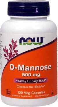 NOW FOODS D-mannose 500mg 120 kaps MANNOZA