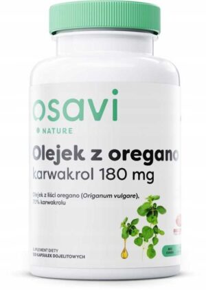 Olejek z Oregano Karwakrol - 180mg - 120 kapsułek