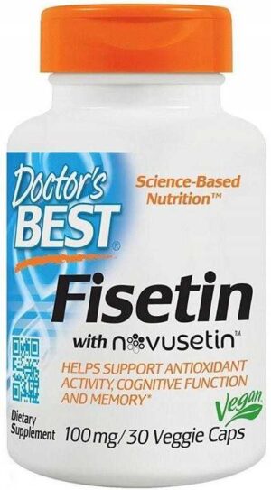 Doctor's Best, FISETIN with NOVUSETIN 30k FISETYNA