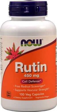 Now Foods, RUTYNA, 450 mg 100 kaps RUTIN